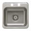 15'' L Stainless Steel Single Basin Kitchen Sink