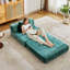 Canapé de style moderne pour l'intérieur, canapé convertible à plancher à compression avec structure de forme fixe, canapé modulaire à assise simple sans os, aucun assemblage requis, idéal pour plusieurs espaces-123885330