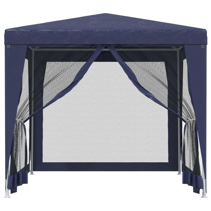 2.5 x 2.5m Iron Party Tent, Blue, Blue