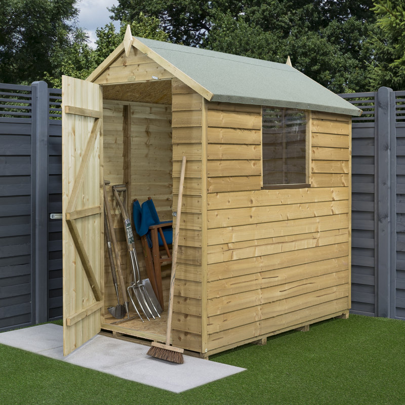 Rowlinson Overlap Shed 6x4