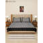 Couvre-lit noir et blanc Exotic India Pure Cotton