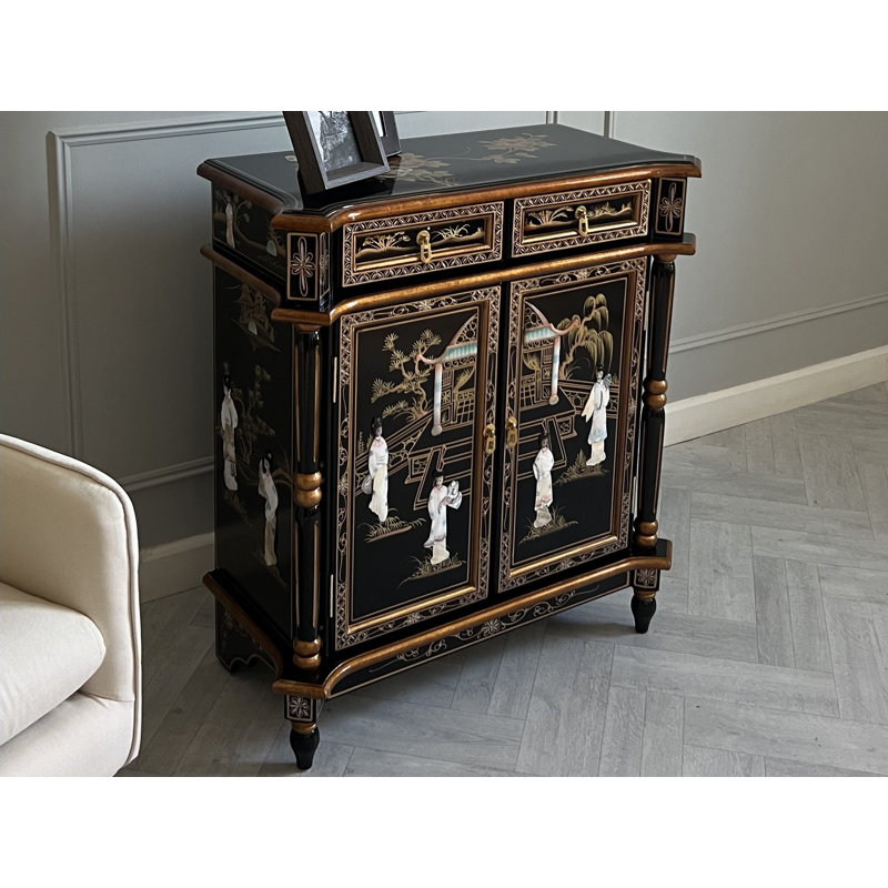 Ferrenby Mother of Pearl Pillar Cabinet Sideboard
