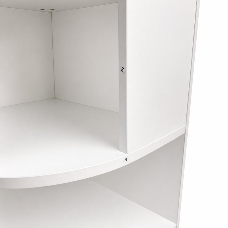 Bibliothèque de coin Vertex, Blanc