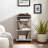 Crosley Soho Media Console With Vinyl Record Storage, Modern Turntable Stand With Adjustable Levelers And Cable Management For Home Entertainment