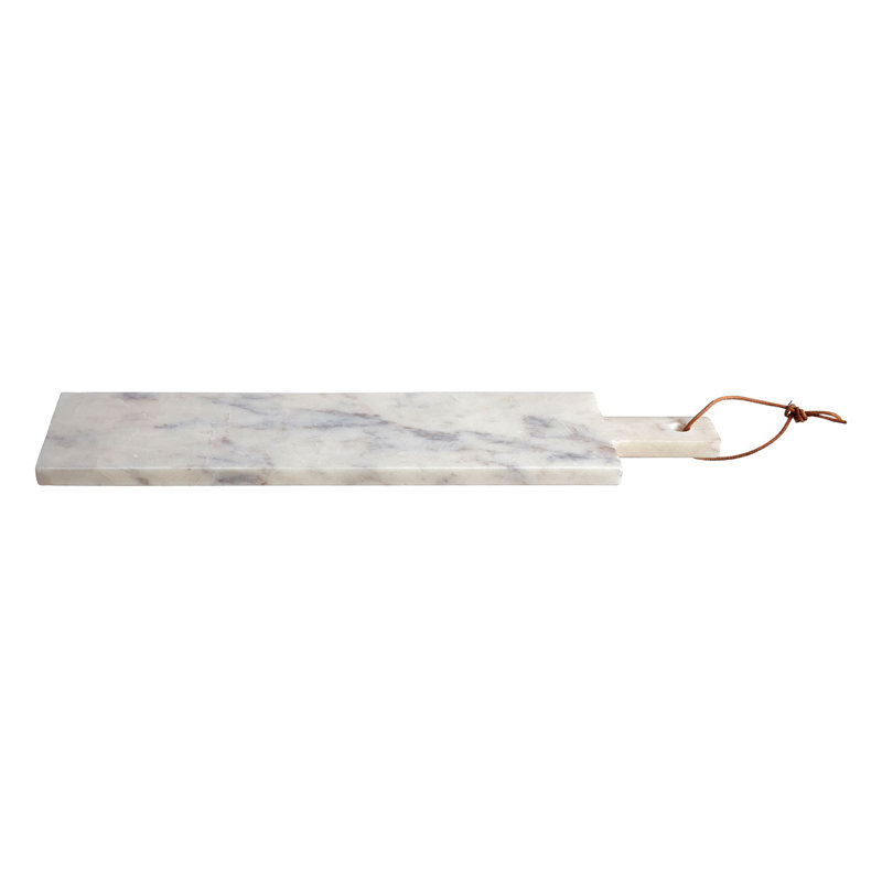 Harmond Marble Chopping Board, 50 cm W x 15 cm L, White