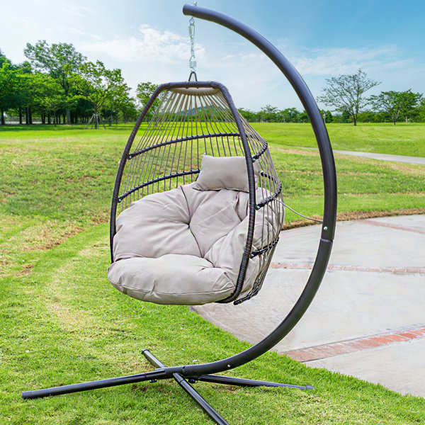 Island Gale Double Swing Chair with Stand - Wayfair Canada