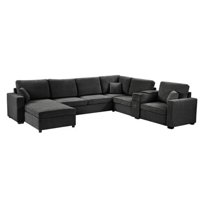 Modular Chenille Sectional Sofa