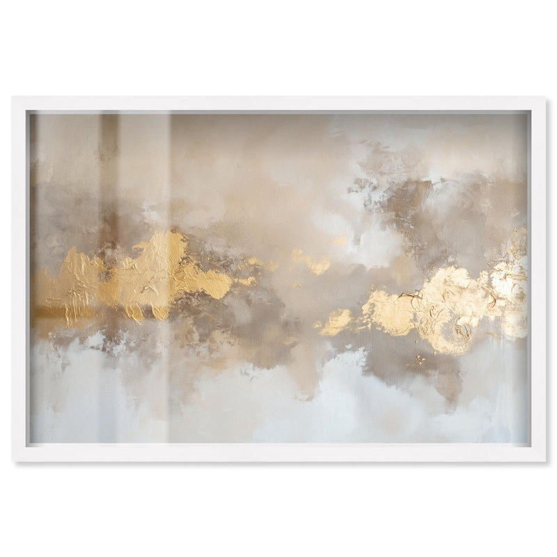 Décoration murale bohème Soft Shimmer II par Art Remedy, cadre blanc, 15 x 10, H 11 po x l 16 po, Cadre blanc