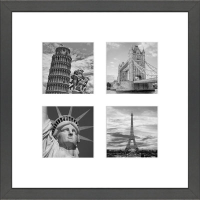 Lambertus Wood Picture Frame with Mat