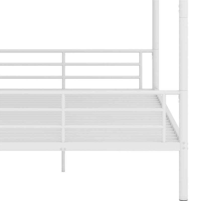 Lit superposé pour enfant Montville, Blanc, Double sur double