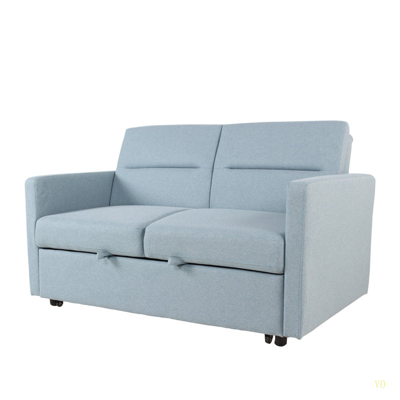 Loveseat Sleeper Pull Out Couch 3 In 1 Sofa Bed Adjustable Backrest