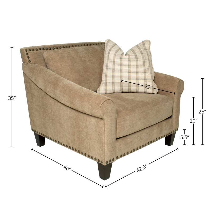 Upholstered Chair And A Half