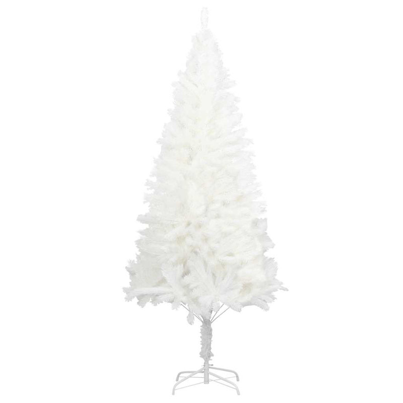 	vidaXL Artificial Christmas Tree Lifelike Needles White, 6.89ft H
