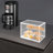 Mabilia Clear Cake Cupcake Bread Display Box Shelf 2-Tier Display Storage Container