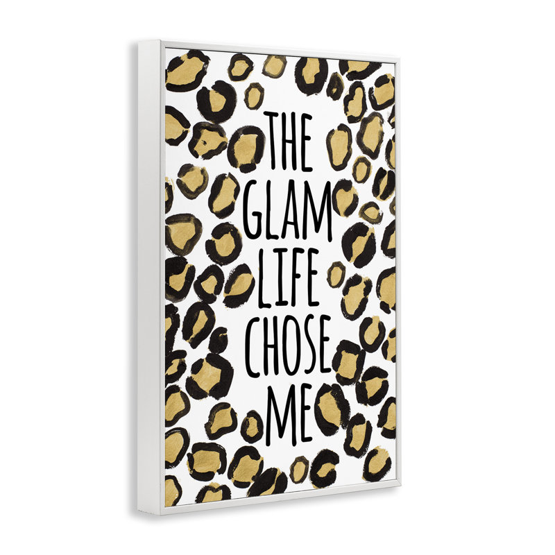 «Glam Life Chose Me», estampe numérique par Lanie Loreth, Giclée encadrée blanc bord de mer, H 30 po x l 20 po
