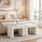 23.62" W Faux Cashmere Vanity Stool-2091631397