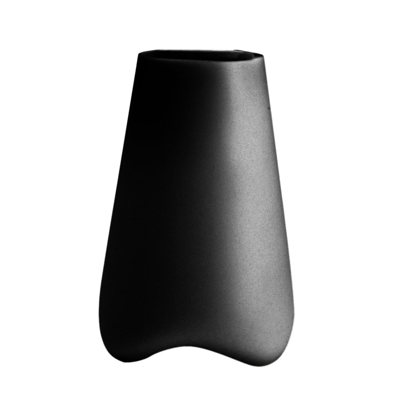 Pot de fleurs en résine Pal, Anthracite, H 27,5 po x P 17,75 po x P 17,75 po
