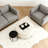 Upholstered Button Tufted Round Ottoman