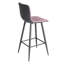 Agda Upholstered Counter Stool with Metal Frame-34078029