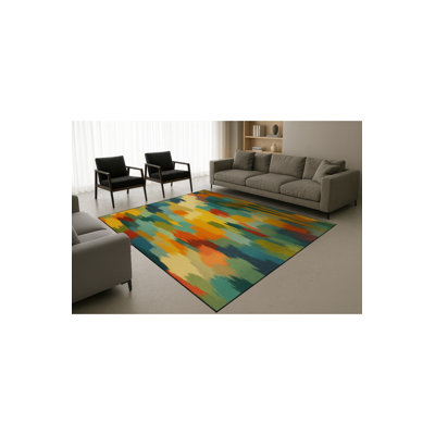 Tapis beige tissé à l'envers Mosso