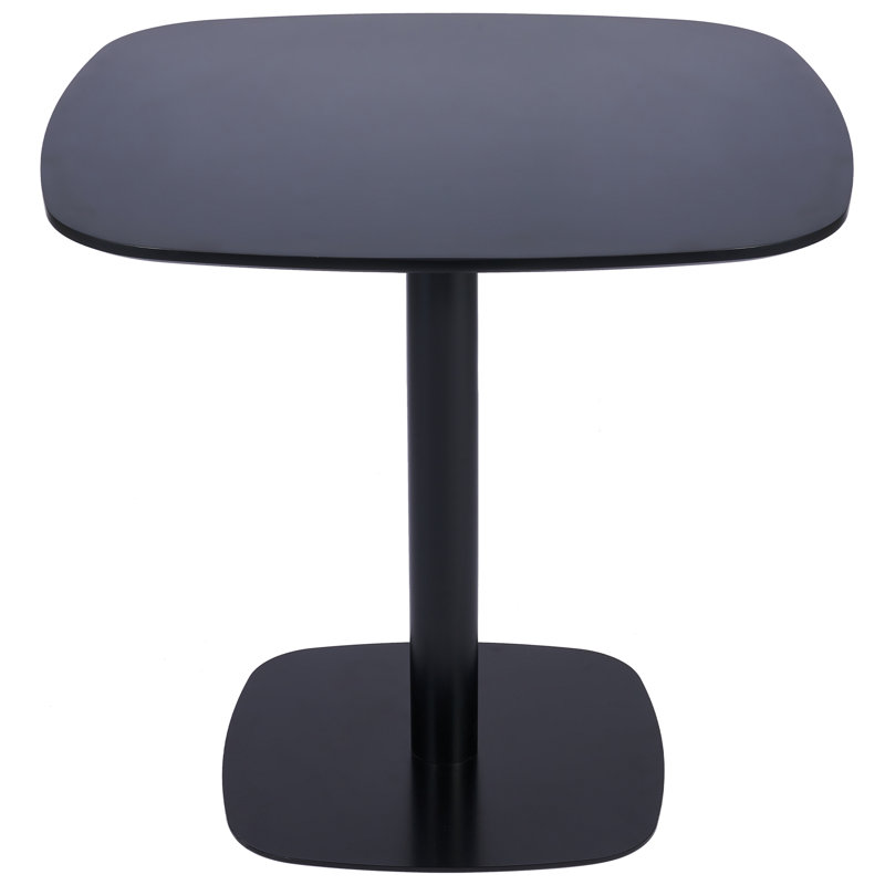Table de salle à manger 32 "Square, Noir