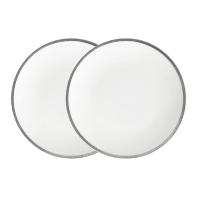 Platinum Edge 2 Piece 8" Plates Set