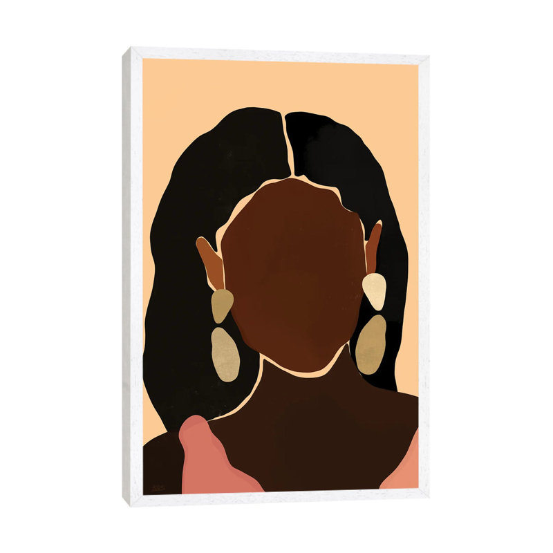 Monae by Bria Nicole - Print on Canvas, 101.6 cm H x 66.04 cm W, White Framed Canvas