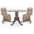 Denholme 43.3 " Extendable Pine Round and Oval Solid Wood Top with Solid Wood Base Dining Table-2037210352