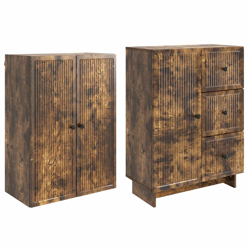Storage Cabinet, Smoked Oak