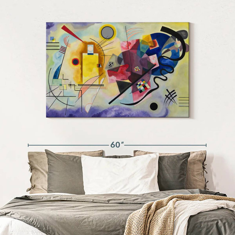Avery Yellow-Red-Blue, 32" H x 48" W