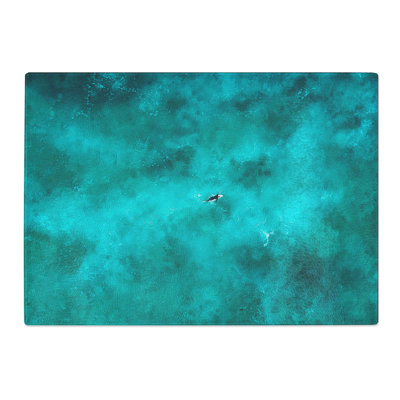 Tempered Glass Heading to the Surf in Australia Chopping Board