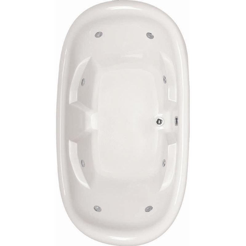 Natalie 78'' L Bathtub, White, Polished Chrome