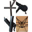 Parasol en porte-à-faux lumineux 9 pi 7 po Fernville-179571492