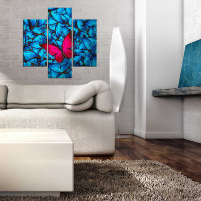 Peinture décorative en panneau de fibres à densité moyenne (3 pièces)
