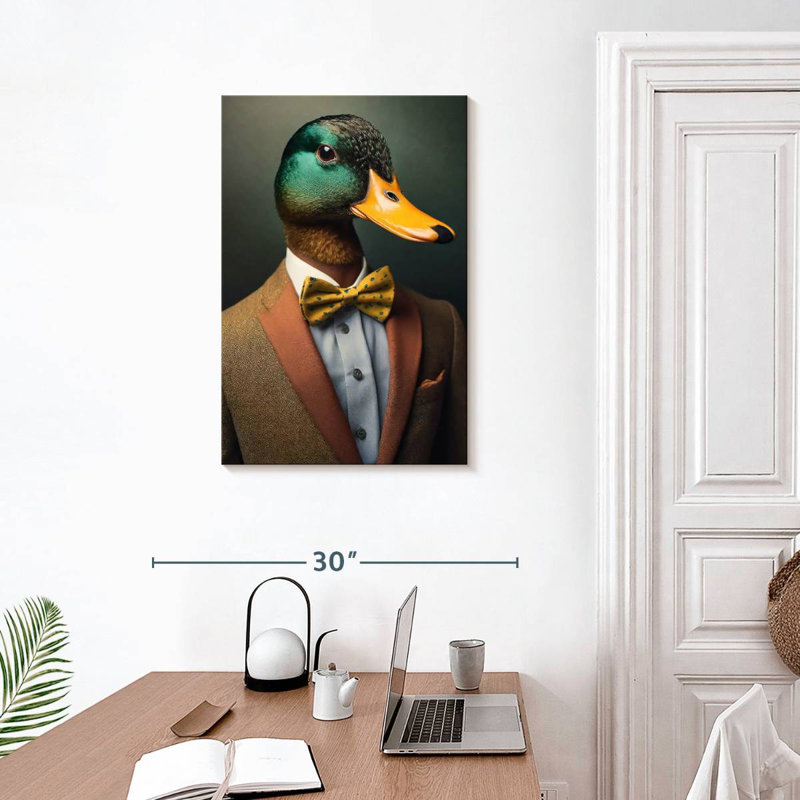 Brampt A Duck Portrait, 30" H x 20" W