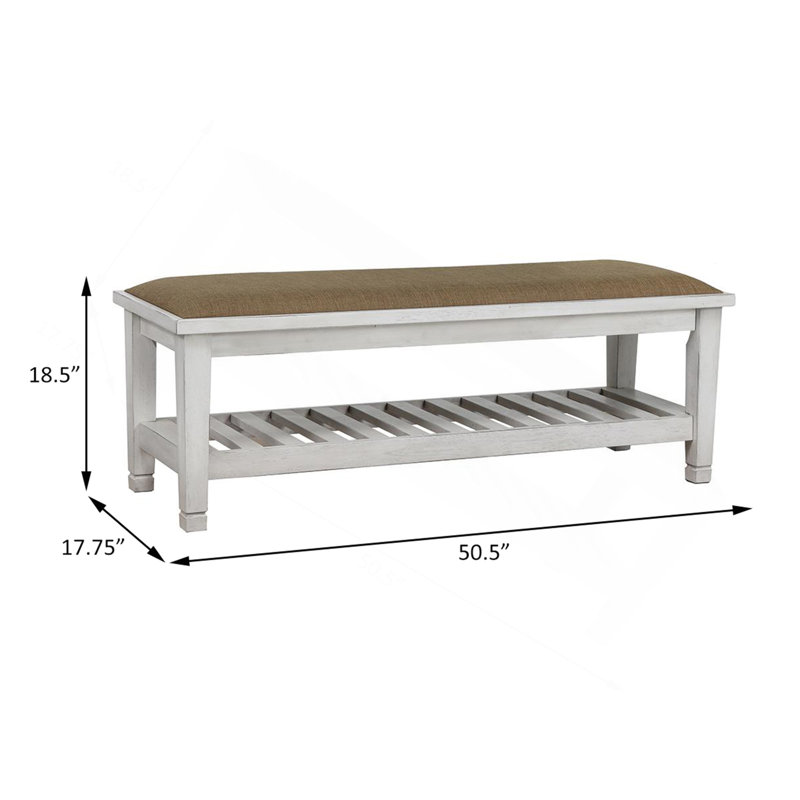 Banc blanc antique