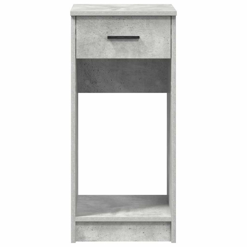 Brezina Manufactured Wood Computer Tower Stand, Concrete Grey