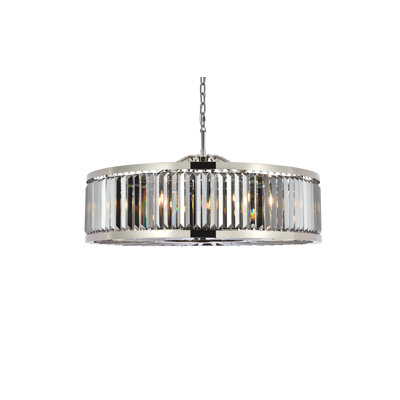 Dorinda 10 - Light Dimmable Drum Chandelier