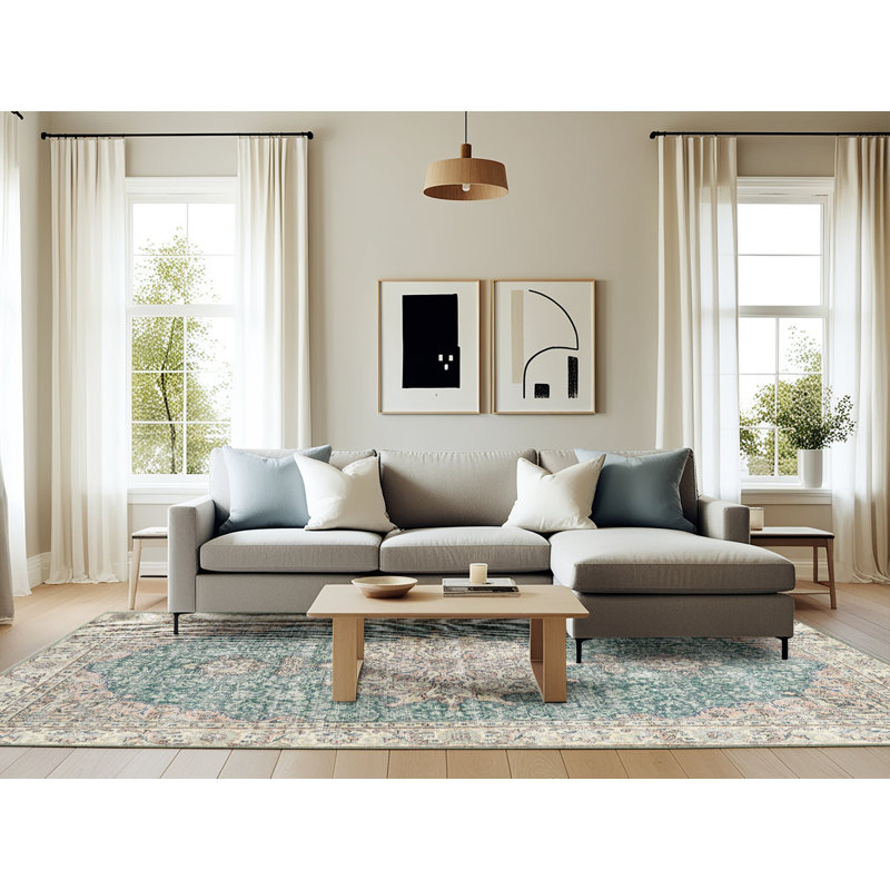 Clestine Oriental Indoor Rug, Rectangle 6' x 9'