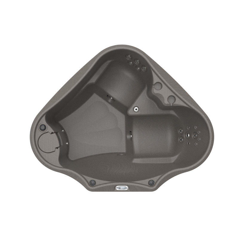 AquaRest Discover AR300 Standard 2-Person 20-Jet Oval Plug & Play Hot Tub with LED Waterfall and Friction Heating, Keystone