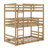 Detachable 3-Tier Bunk Bed Featuring Dual Staircases And Safety Guardrails-12387705