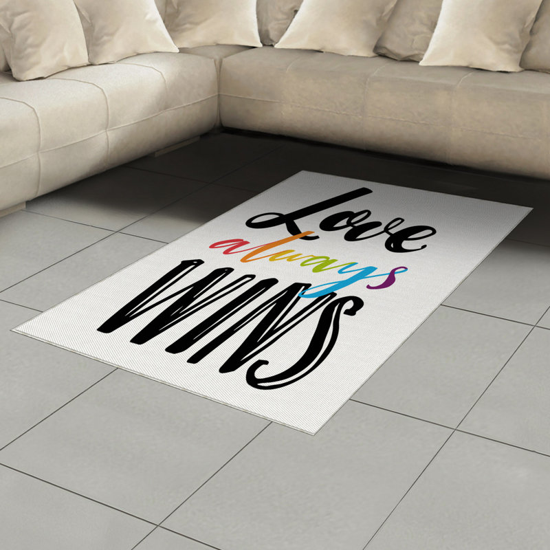 Tapis décoratif Pride, Rectangle— 4 pi x 5 pi 8 po