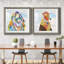 Groovy Bunny And Sky - ensemble de 2 peintures-1924596497-1924596527