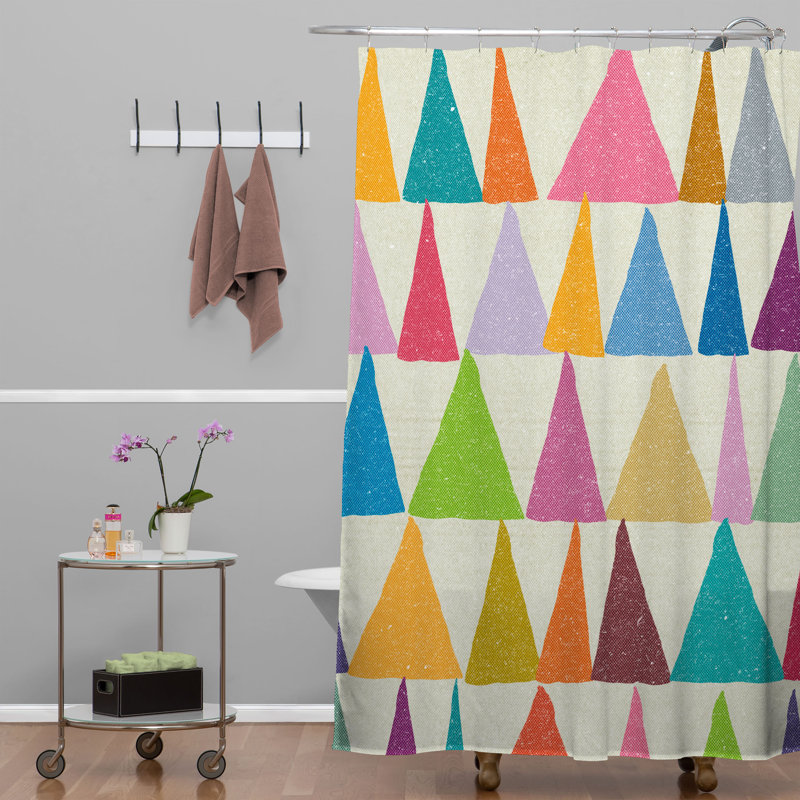 Nick Nelson Geometric Shower Curtain