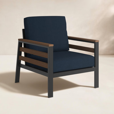 Chaise de patio avec coussins Sunbrella® Townsend