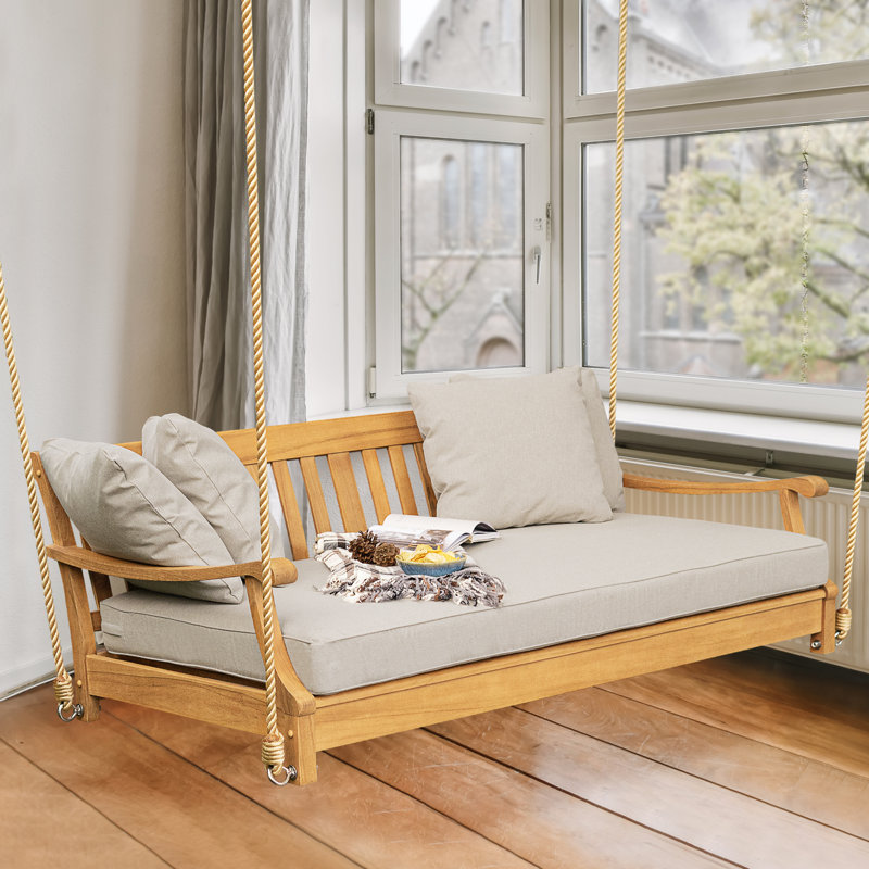 Anzel Teak Swing Daybed