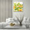 «Watercolor Hibiscus II» par Tim O'Toole, art mural en verre acrylique