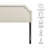 Magnolia Stain-Resistant Performance Velvet King Size Headboard In Alabaster Cadet Blue-174843668-174843659