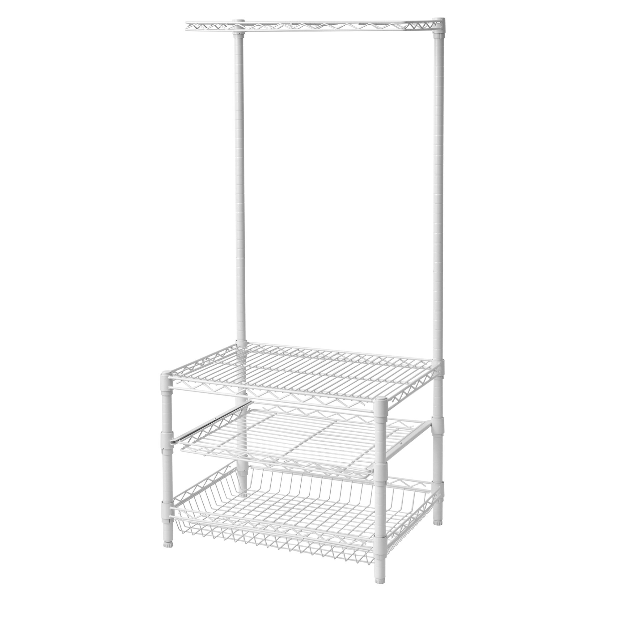 Suprima® Mini-Fridge Organizer Shelves - Gunmetal Gray