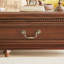 Table basse en bois massif avec rangement